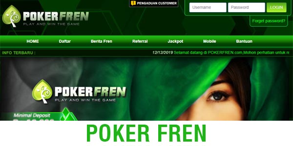 Pokerfren Situs Poker Online Dengan Banyak Bonus